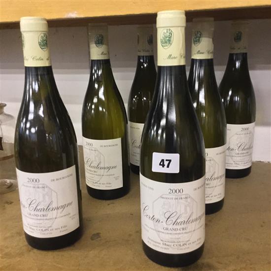 6 bottles Corton-Charlemagne Grand Cru 2000, Domiane Marc Colin